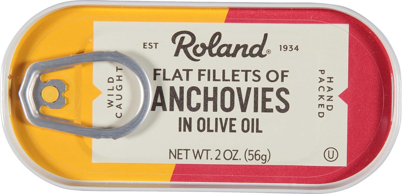 Anchovies, Flat In Olive Oil, 2 oz