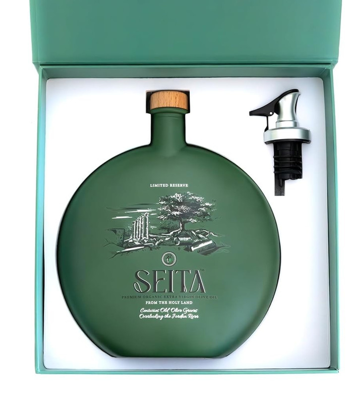SEITA Premium Organic Extra Virgin Olive Oil from THE HOLY LAND - 33 Servings gallery