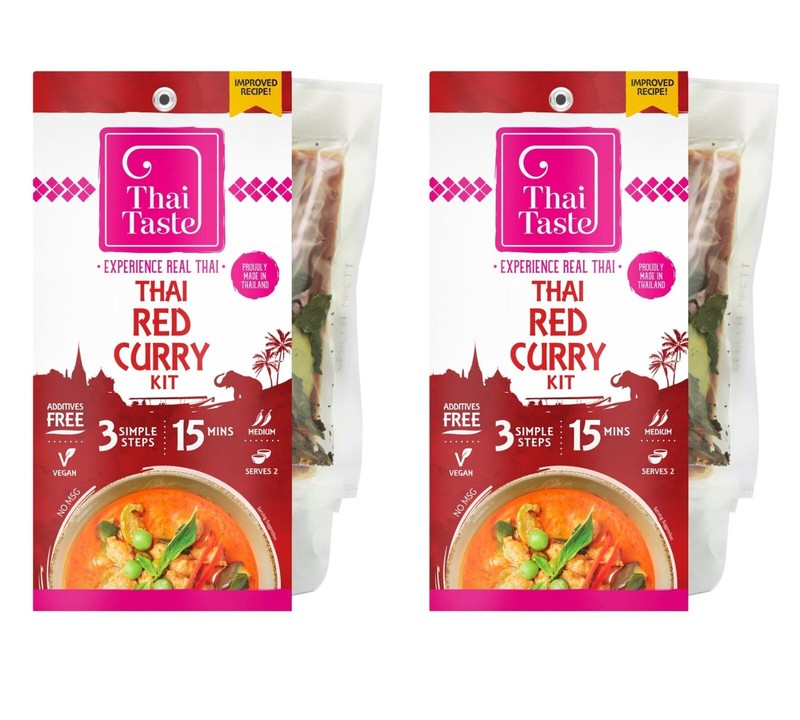 Thai Taste Easy Thai Red Curry Kit 224g PACK OF 2