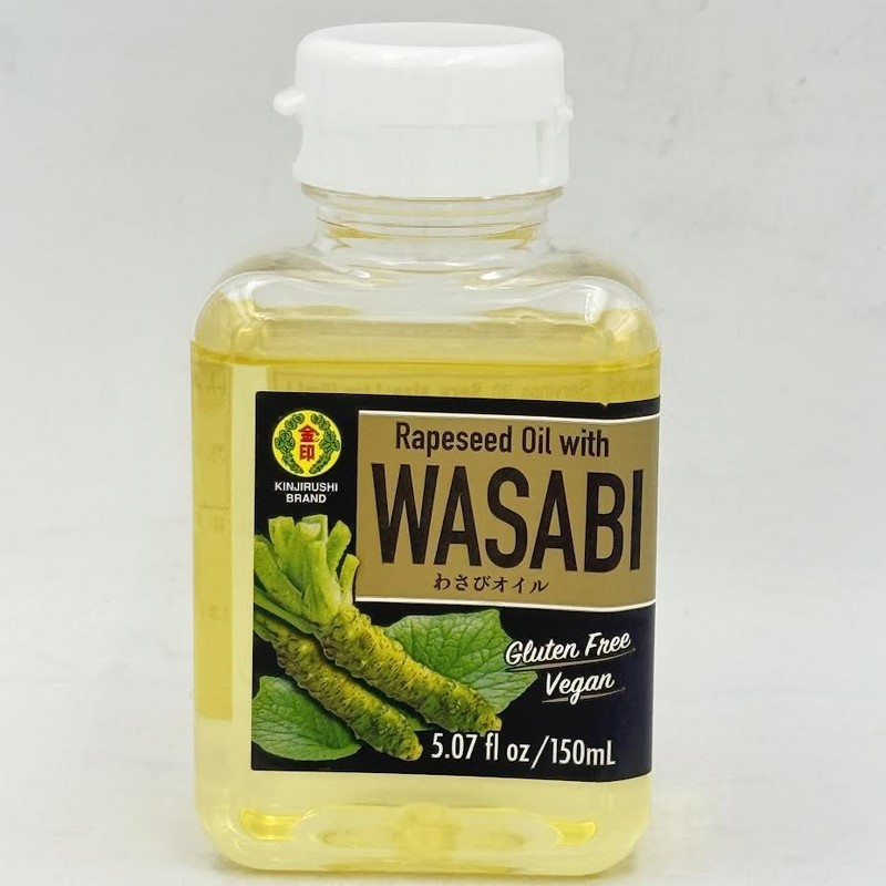 Kinjirushi Rapeseed Oil With Wasabi (Gluten Free Vegan )5.07oz/150ml