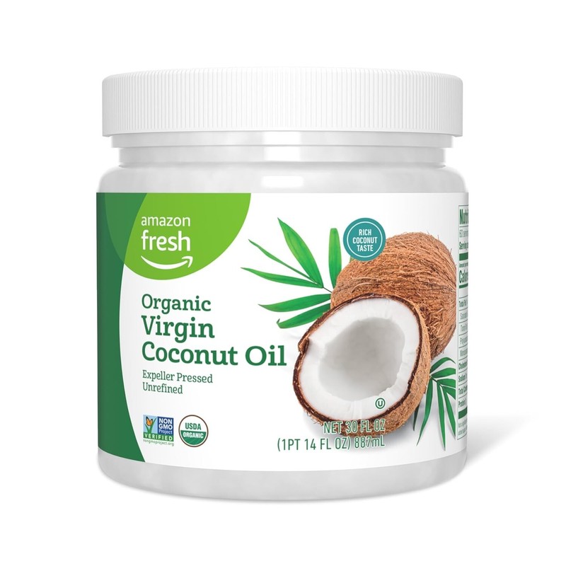 Pure Organic Virgin Coconut Oil - 30 Oz, Perfect for Cooking and Baking gallery
