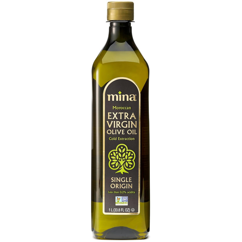 Moroccan Olive Oil Extra Virgin 33.8 Fl Oz, New Harvest, Polyphenol Rich Olive O