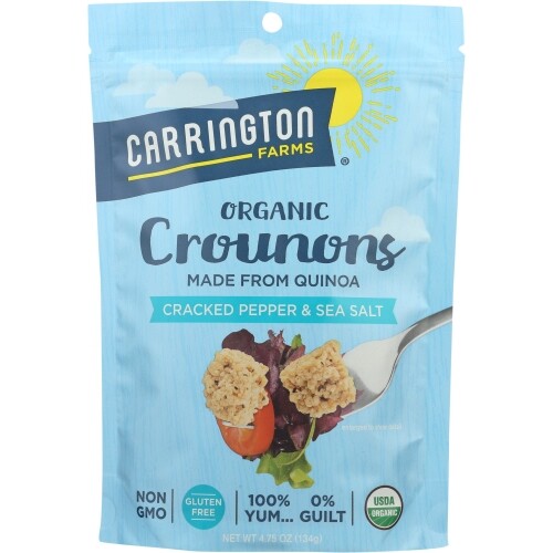 Crounons Crckd Pppr Sslt 4.75 Oz(Case Of 6) By Carrington Farms