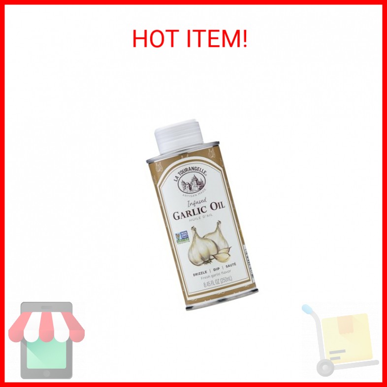 La Tourangelle, Garlic Oil, High Oleic Oil for Cooking Pastas, Salad Dressings, gallery