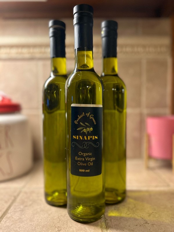 Greek Extra Virgin Olive Oil From Greece, Oil, Organic, Cold Pressed, EVVO