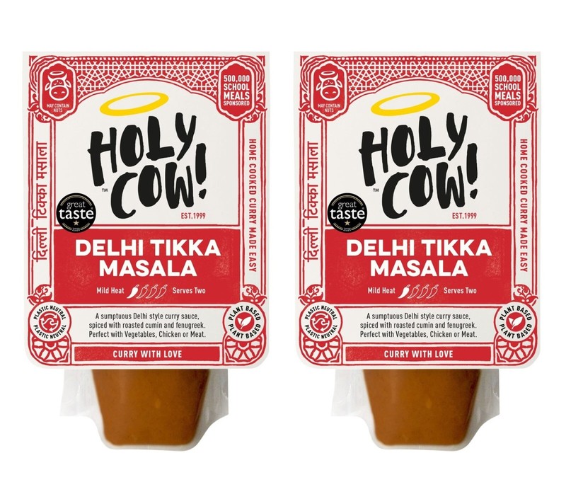 Holy Cow Delhi Tikka Masala Curry Sauce 250g PACK OF 2
