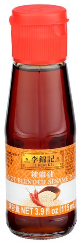 Lee Kum Kee Sesame Oil Hot Blended 3.9 oz (Pack of 12)
