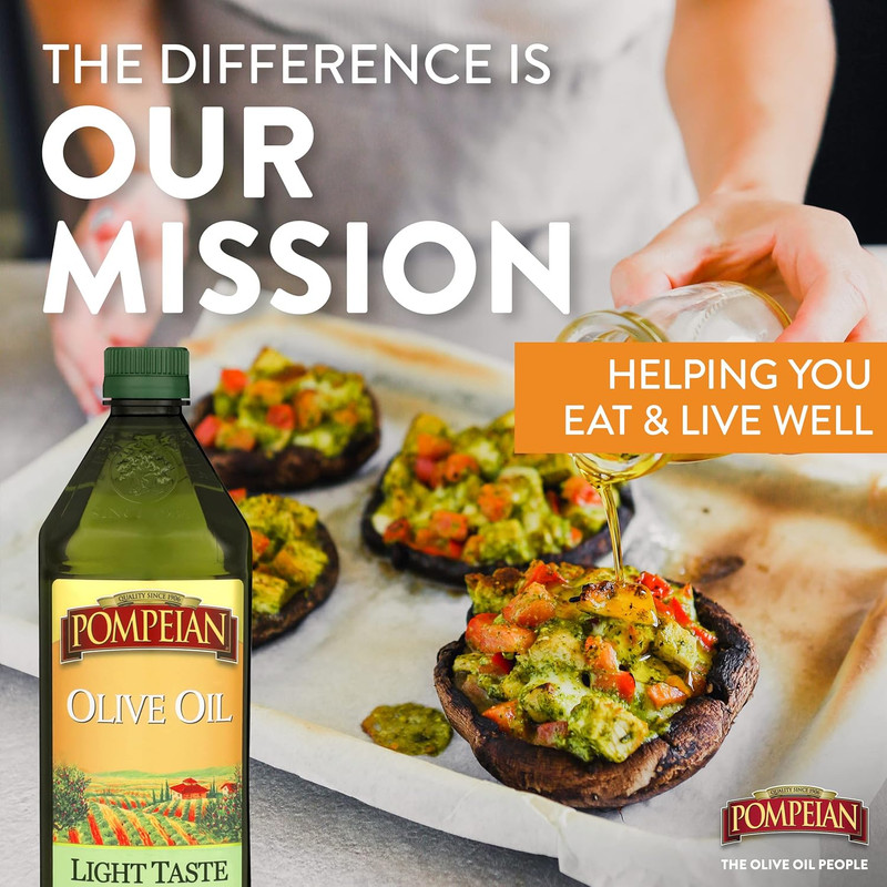 Light Taste Olive Oil, High Heat Cooking, Baking & Sauteing, High Smoke Point, 3 gallery