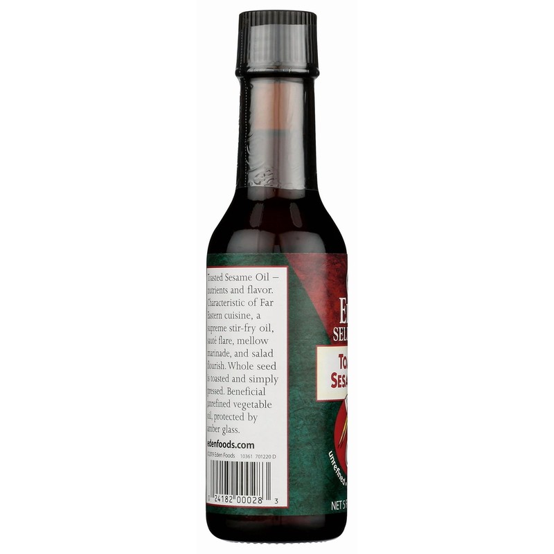 Eden Foods Toasted Sesame Oil, 5 oz gallery