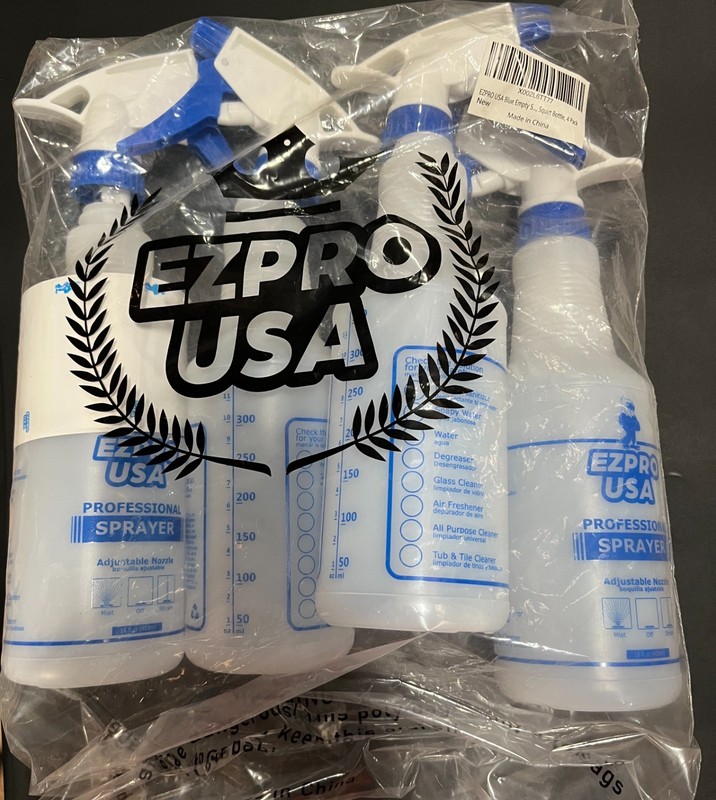 (4 Pack) Great Value All Purpose Plastic Spray Bottle （11.8 fl oz)-Blue gallery