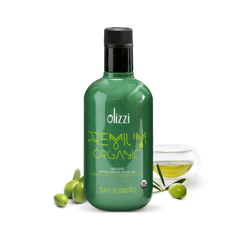 Olizzi Premium Organic Olive Oil Extra Virgin – Award Winning, Early Harvest,…