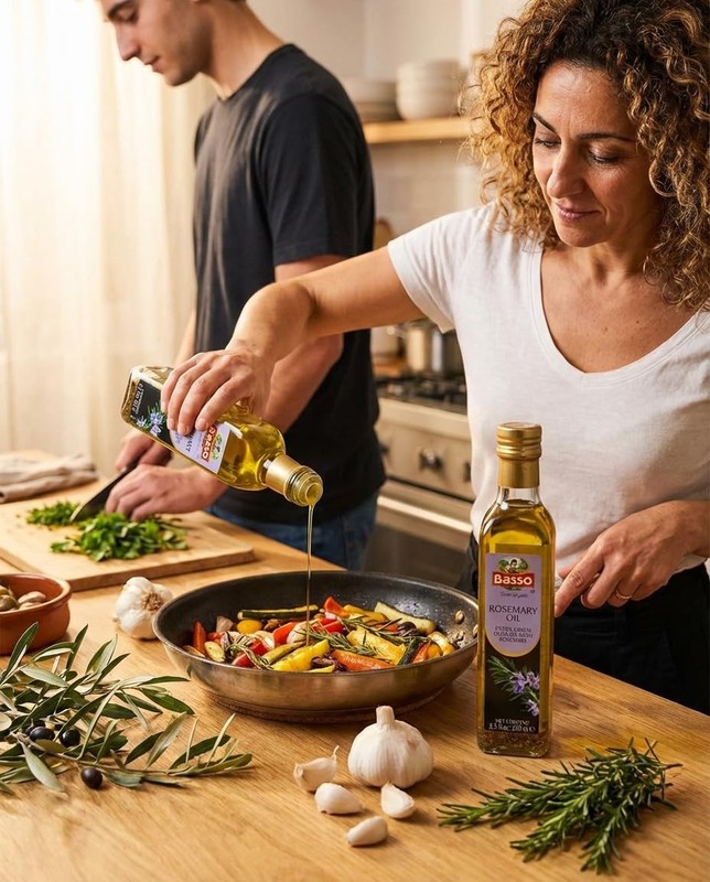 1904 - Rosemary Oil, Infused Premium Extra Virgin Olive Oil, 8.5 Fl Oz (250 m... gallery