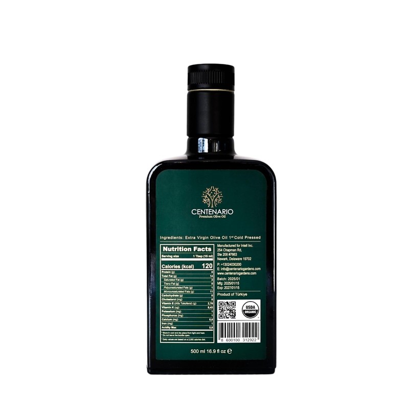 Centenario High Polyphenol Extra Virgin Olive Oil, Evoo, Organic Extra Virgin... gallery