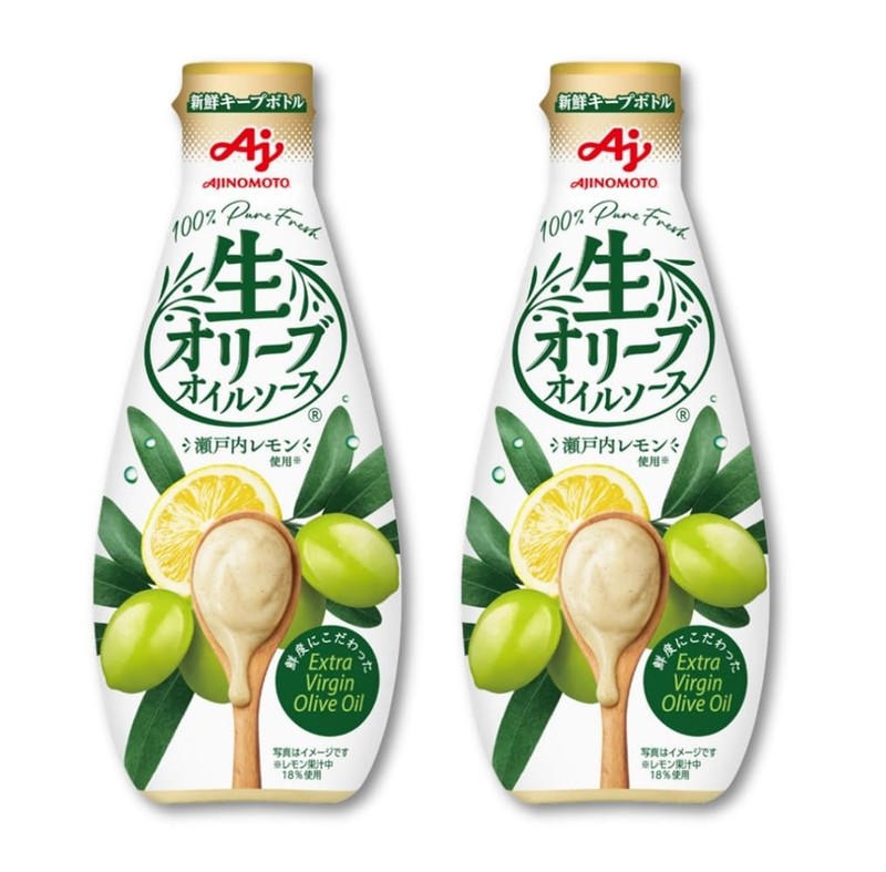 Ajinomoto Fresh Olive Oil Sauce 175g x 2 Pieces Extra Virgin Olive Oil for Sa