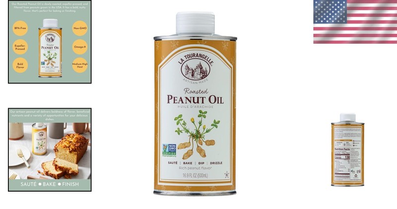 Slow Roasted Expeller-Pressed Peanut Oil - Rich Flavor for Culinary Adventures gallery
