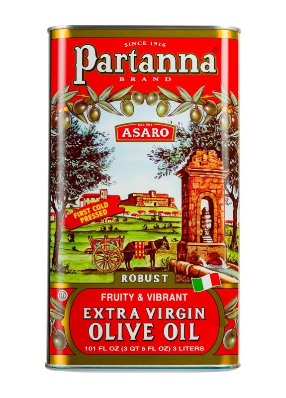 Partanna Robust Extra Virgin Olive Oil – Premium 100% Castelvetrano 101 fl oz