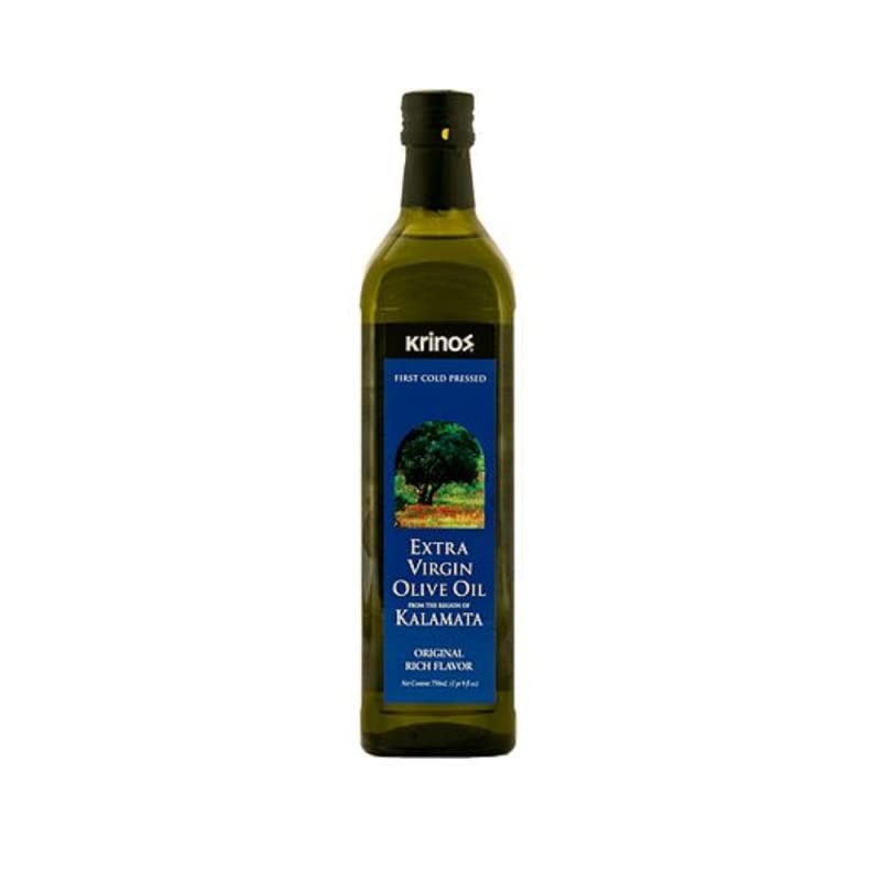 Krinos Extra Virgin Olive Oil 750ml Cold Pressed Kalamata Rich Fruity Flavor