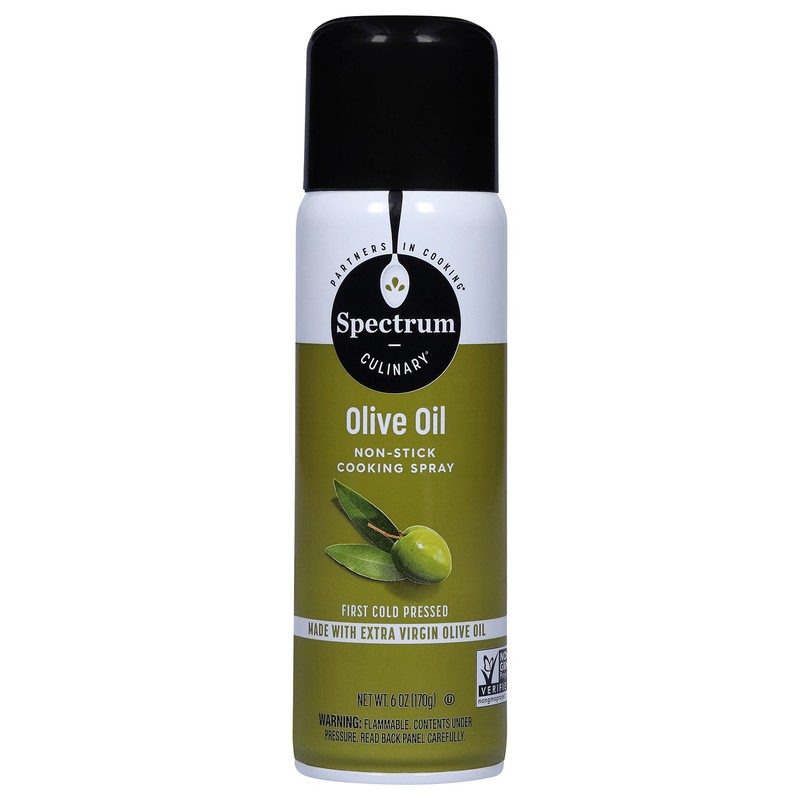 Spectrum Naturals Oil Spray Olive Extra Virgin Low Fat 6oz (Pack of 3)