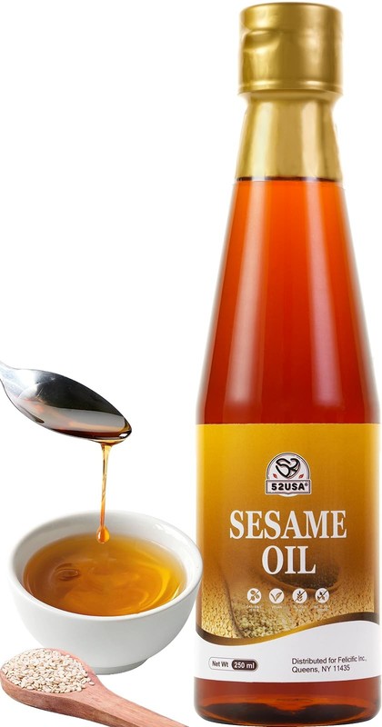 Toasted Sesame Oil 250ml Pure Aromatic Nutty Flavor Finishing Cooking Sauce