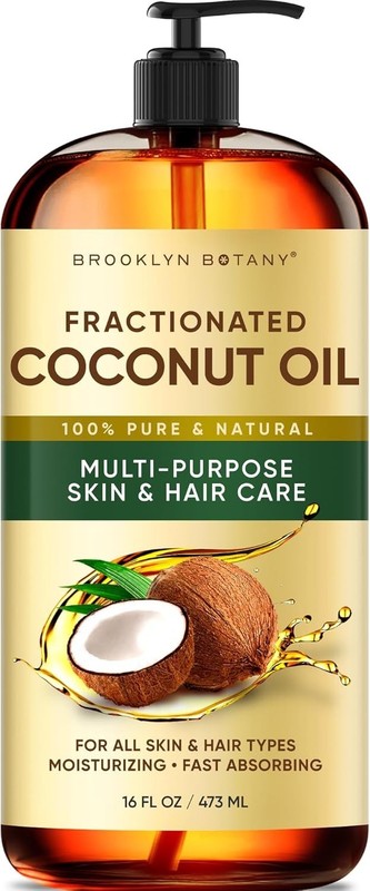 Organic Fractionated Coconut Oil 16 Fl Oz - All-Natural Carrier Oil for Wellness gallery