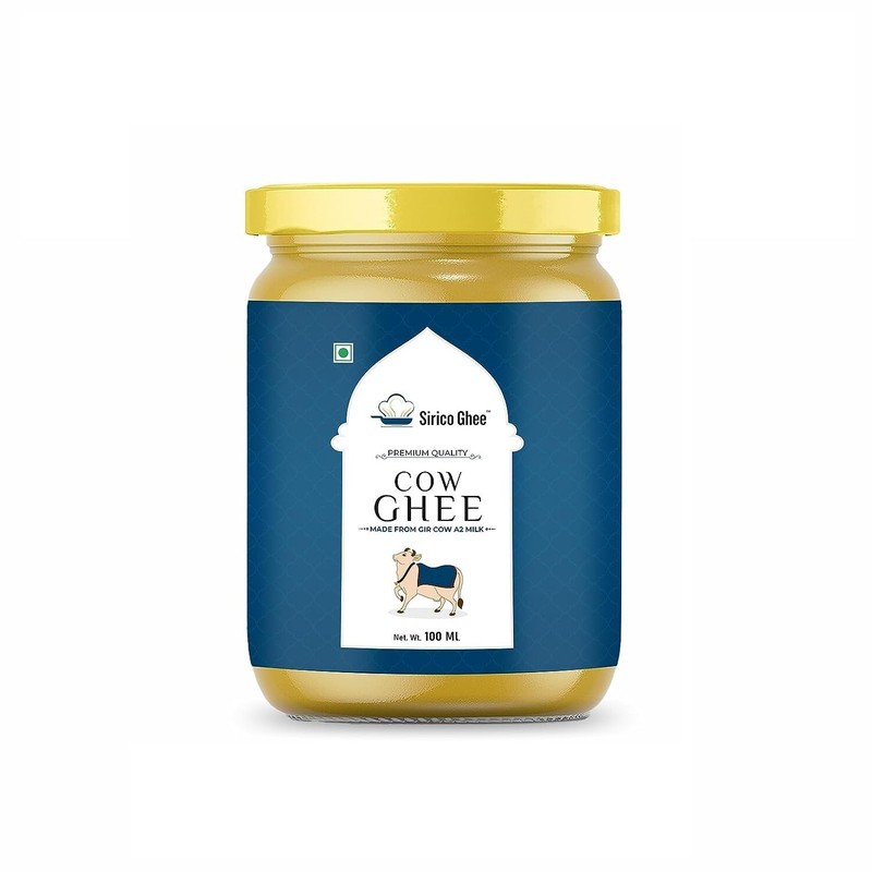 100% Pure A2 Pure Ghee | 100% Desi Gir Cow | Vedic Bilona Method | 100ml | UK