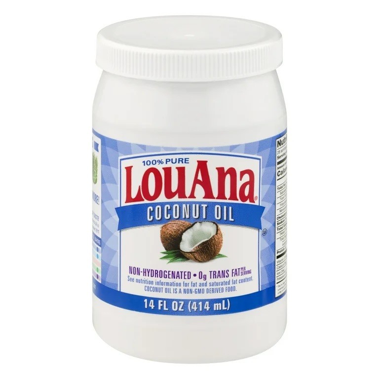 LouAna 100% Pure Coconut Oil, 14 fl oz.