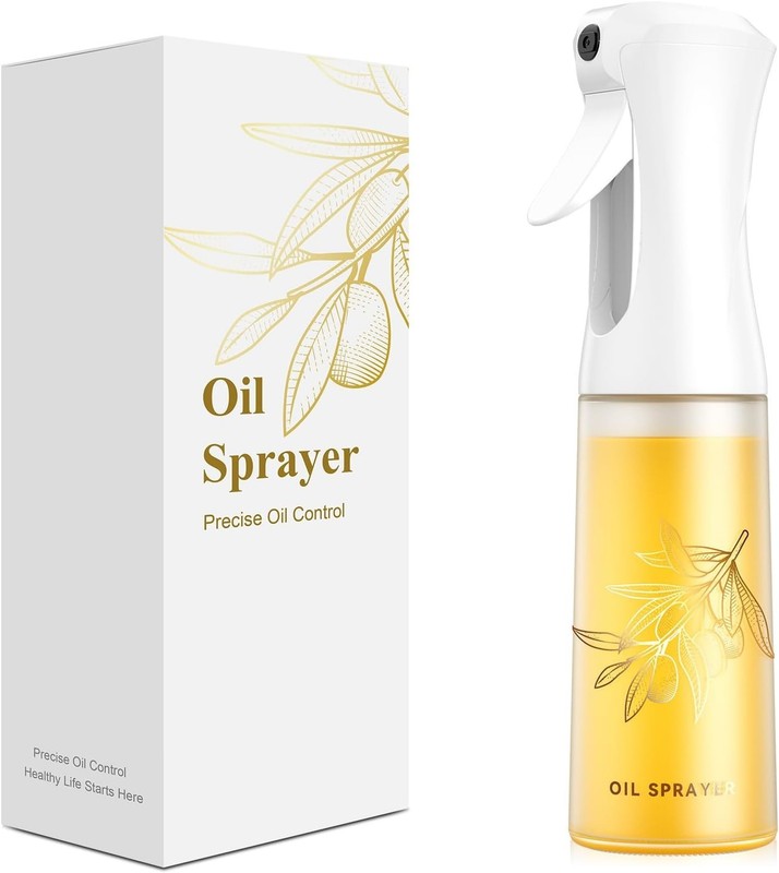 Oil Sprayer for Cooking- 200ml Glass Olive Oil Sprayer Mister, Olive Oil Spray B