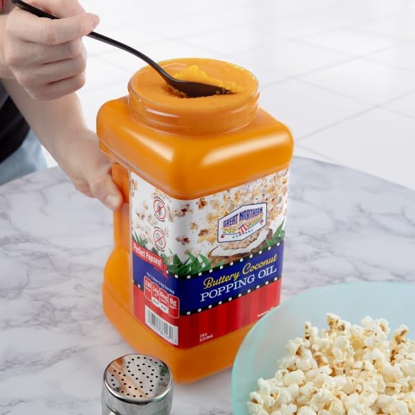 Butter Flavored Coconut Oil - 110oz Movie Theater Popcorn Oil for Popcorn Machin gallery