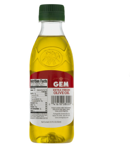 GEM Extra Virgin Olive Oil for Seasoning and Finishing, 8.5 fl oz gallery