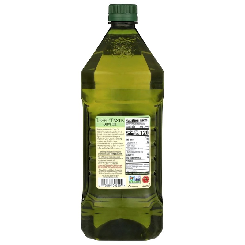 Pompeian Light Taste Olive Oil - 48 Fl Oz - 48 (Pack of 1), gallery