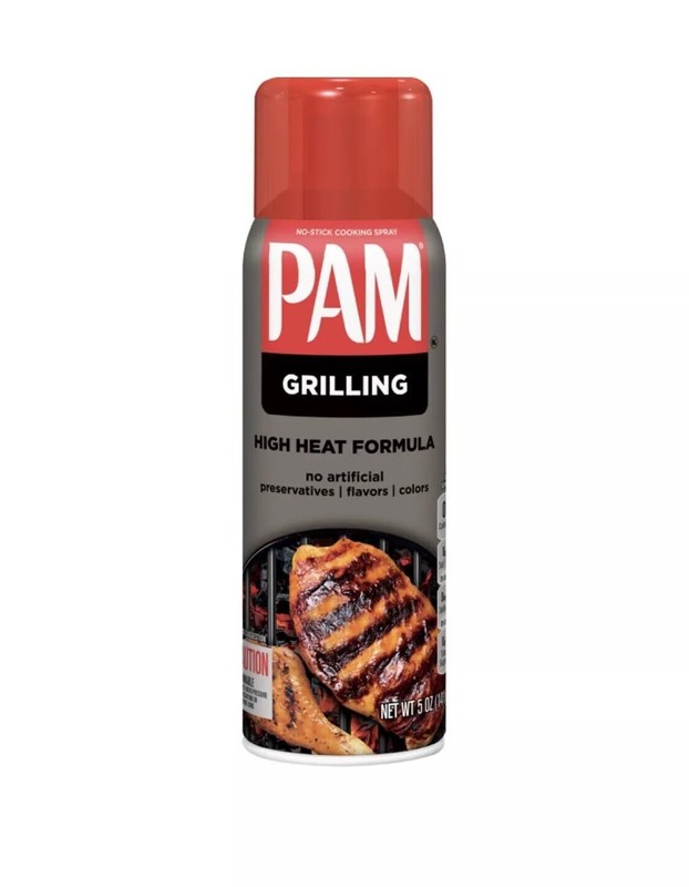 PAM High Temperature Grilling Spray 5 Ounce Pack of 2 Non Stick Cooking Spray