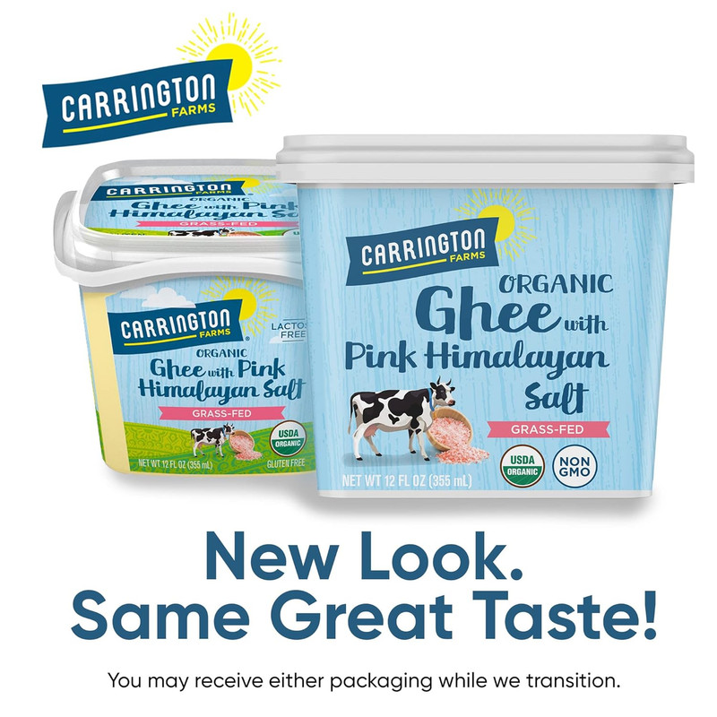 USDA Certified Organic Grass Fed Ghee with Himalayan Salt, 12Oz, gallery