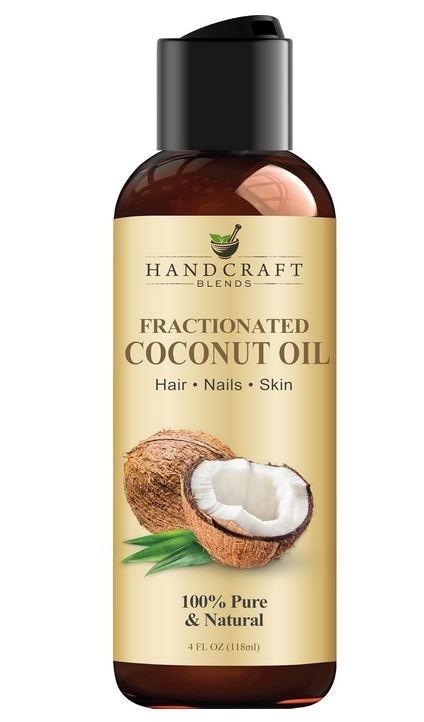 Handcraft Blends Fractionated Coconut Oil – 4 Fl Oz – 100% Pure and Natural –