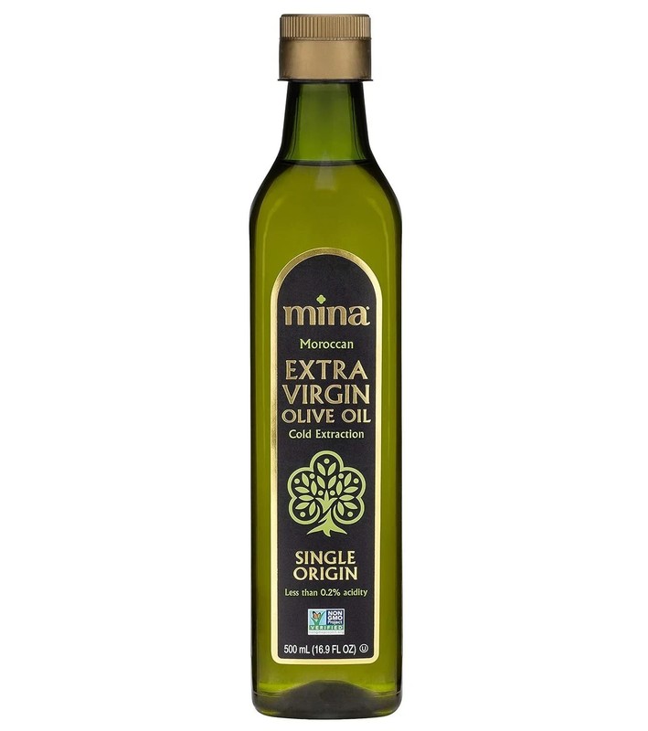 Mina Extra Virgin Olive Oil, New Harvest, Polyphenol Rich Moroccan Olive Oil, Co