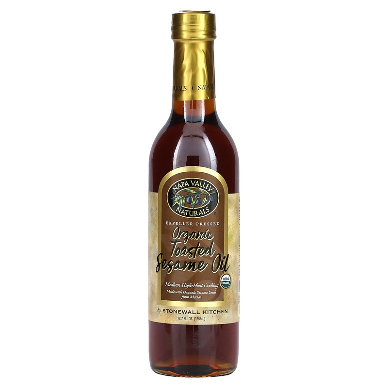 Organic Toasted Sesame Oil, 12.7 fl oz (375 ml)
