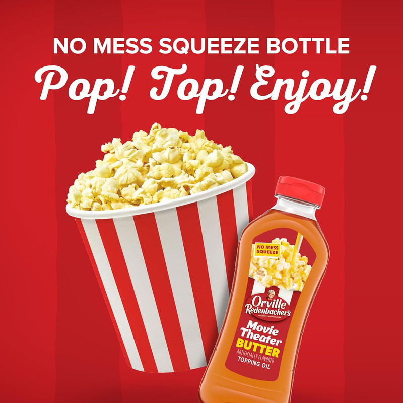 Movie Theater Butter Flavored Topping Oil, 13 Fl Oz. gallery