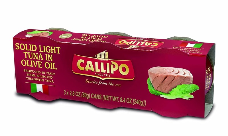 Italian Canned Tuna in Olive Oil Callipo 2.8 Oz Pack of 9