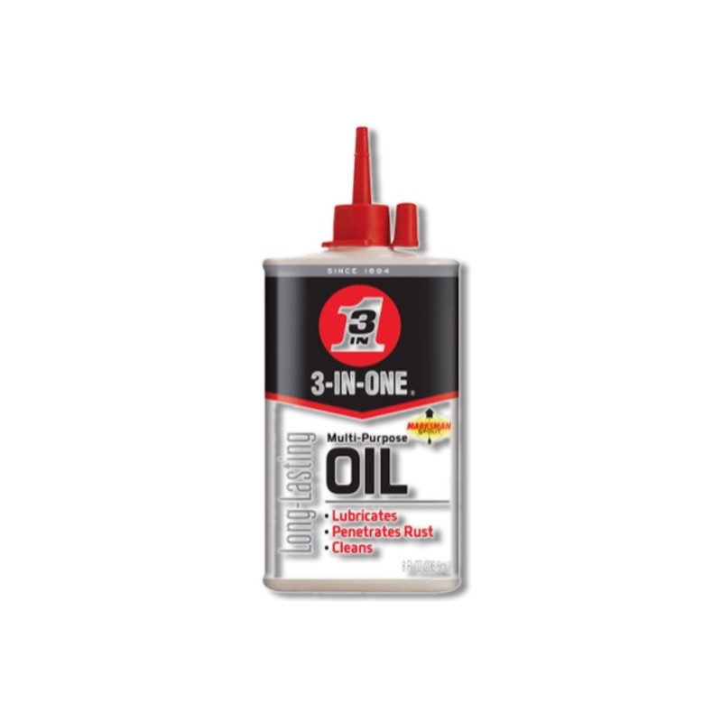 3-IN-ONE Multi-Purpose Lubricating Cleaning Oil 8 oz 3-In1 10138/ 12 PK
