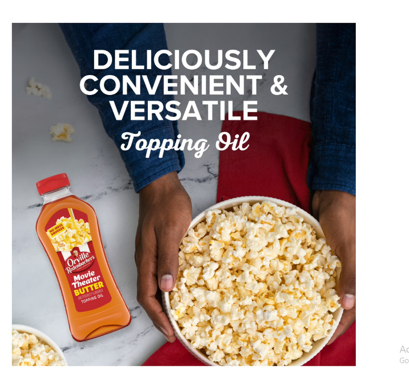 Orville Redenbacher's Movie Theater Butter Flavored Topping Oil, 13 fl oz. gallery