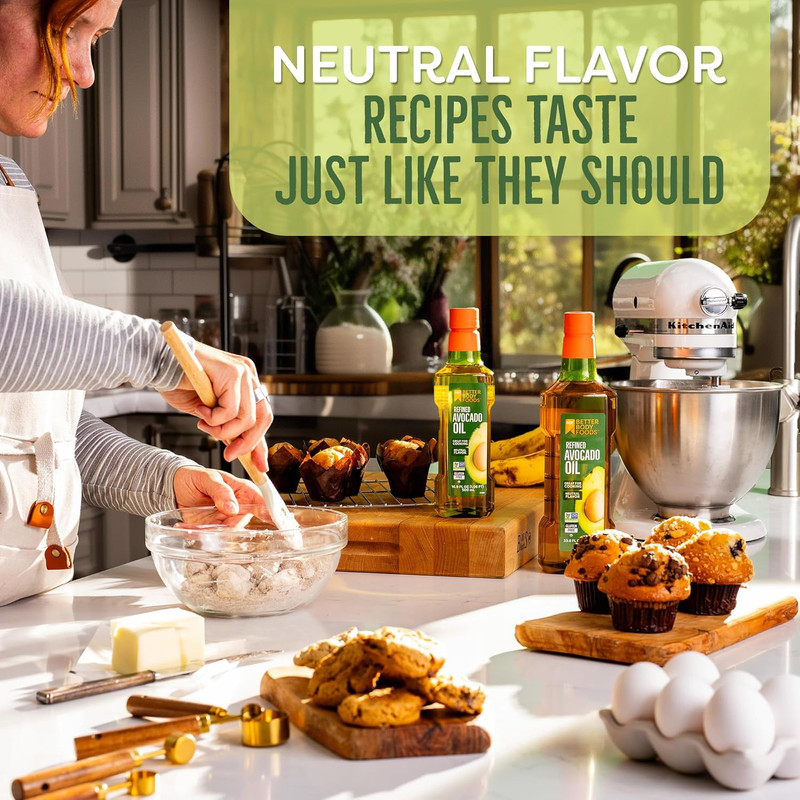 Refined Avocado Oil, Non-Gmo Cooking Oil, Kosher, Keto and Paleo Diet Friendly, gallery