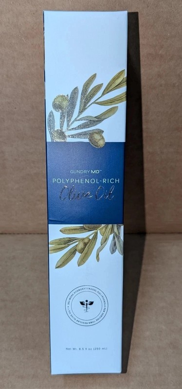 Gundry MD Polyphenol Rich olive oil 8.45 fl oz Extra Virgin Cold Pressed