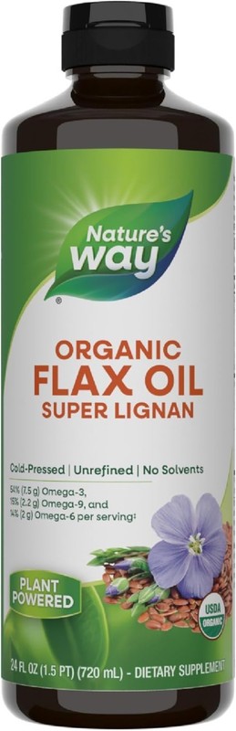 Certified Organic Flax Oil Super Lignan, Nutritious 24oz Liquid Omega Source gallery