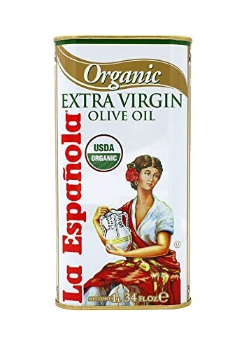 Spanish Organic Extra Virgin Olive Oil First Cold Pressed 2 Tin Cans 33.8 Fl.Oz gallery