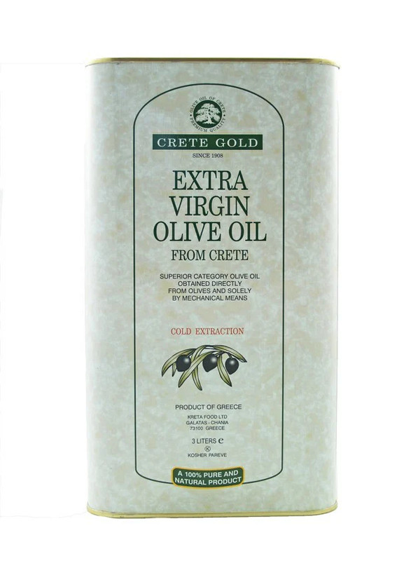 2 KOSHER EXTRA VIRGIN OLIVE OIL GREEK SUPERIOR 3 LTS / 101.44 FL OZ. EACH