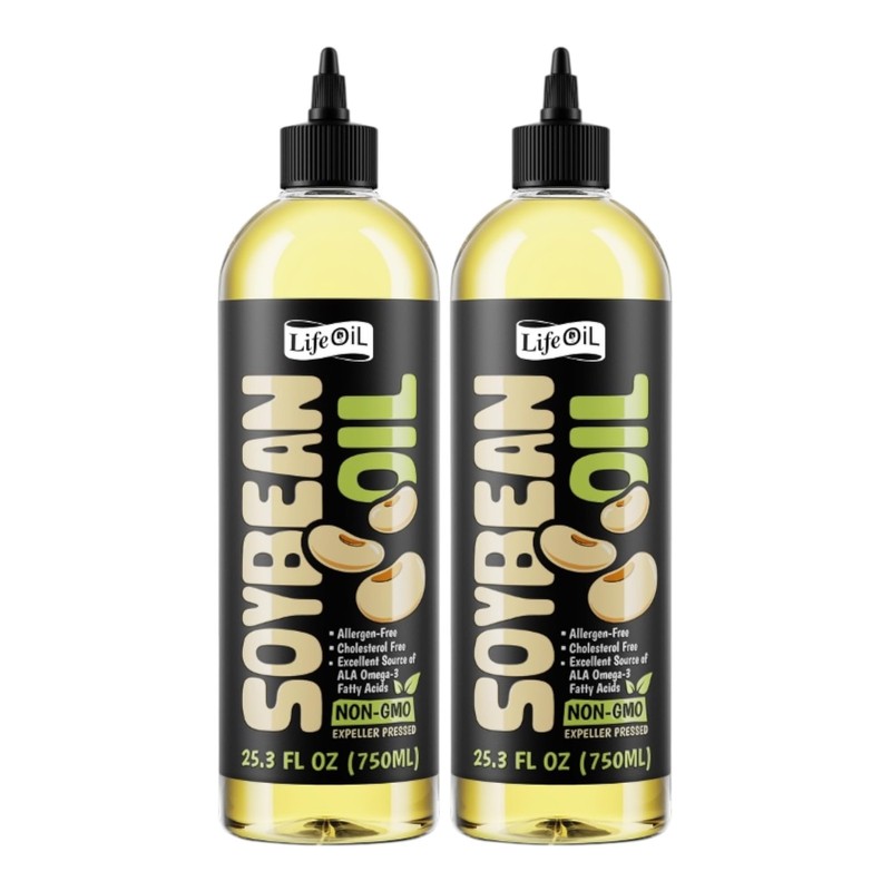 Soybean Oil, Expeller-Pressed, Non-GMO, High-Heat Cooking Oil, 25.3 fl oz (75…