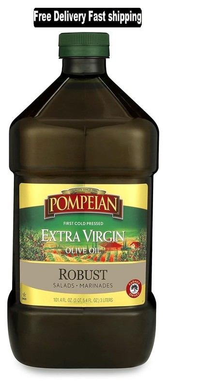 Pompeian Robust Extra Virgin Olive Oil – 101 fl oz