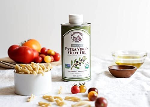 La Tourangelle Organic Extra Virgin Olive Oil Cold-Pressed High Antioxidant P... gallery