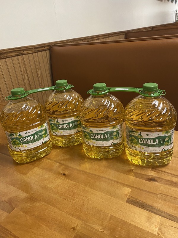 Member’s Mark Canola Oil (3 qt., 4 ct.) ~ Best If Used By 8/31/2024.