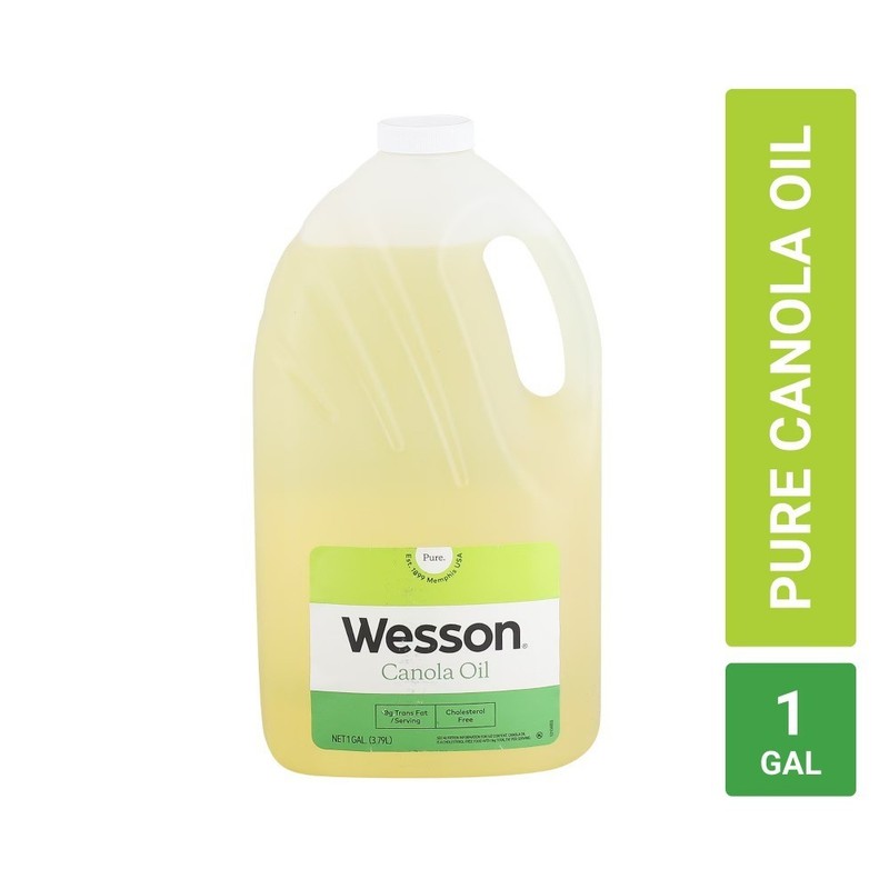 Pure & Cholesterol Free Canola Oil, 128 fl oz