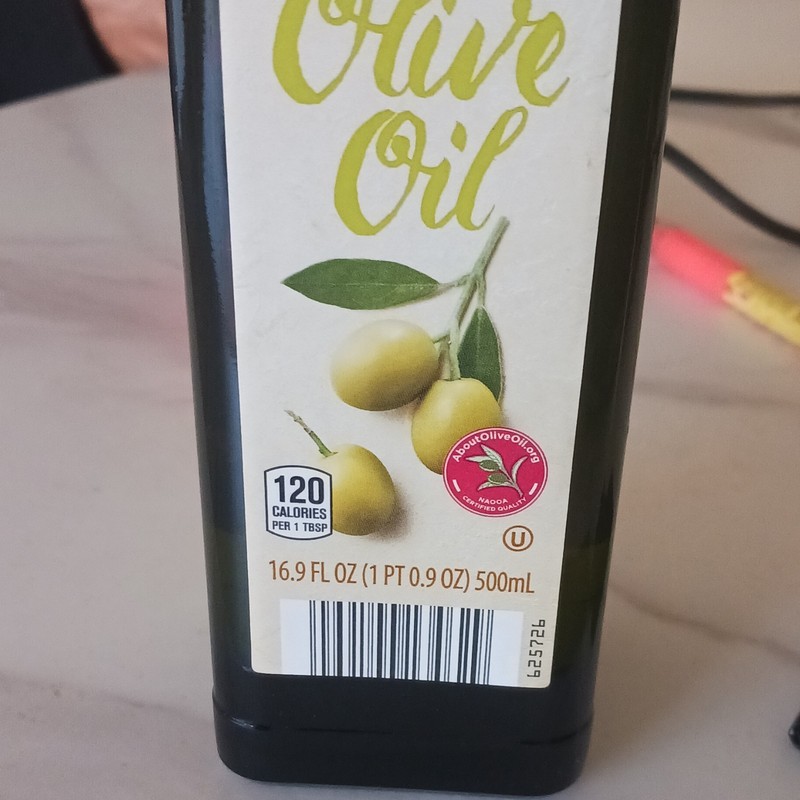 Olive Oil Cooking & Serving Oil 500 mL Bottle, 120 Calories per 1 Tbsp